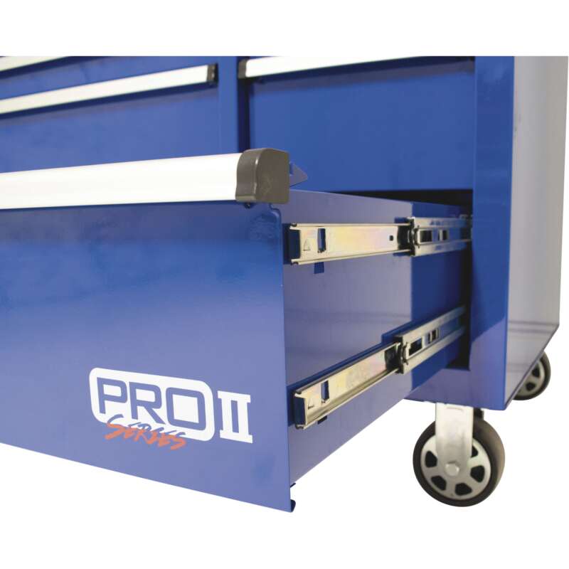 Homak 54in Pro II 10 Drawer Rolling Tool Cabinet 18 016 Cu In of Storage 54 5inW x 24 5inD x 39inH