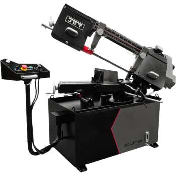 JET Elite Horizontal Metal Cutting Variable Speed Mitering Band Saw 8in x 13in 1 5 HP 115 230V
