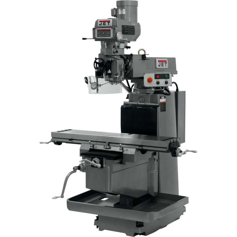 JET Milling Machine with 3 Axis ACU RITE G 2 Millpower CNC 12in x 54in 230 460 Volt 3 Phase
