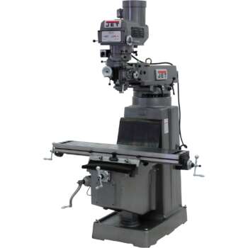 JET Variable Speed Milling Machine with Newall DP700 DRO and X and Y Axis Powerfeeds 10in x 50in 230 Volt 3 Phase