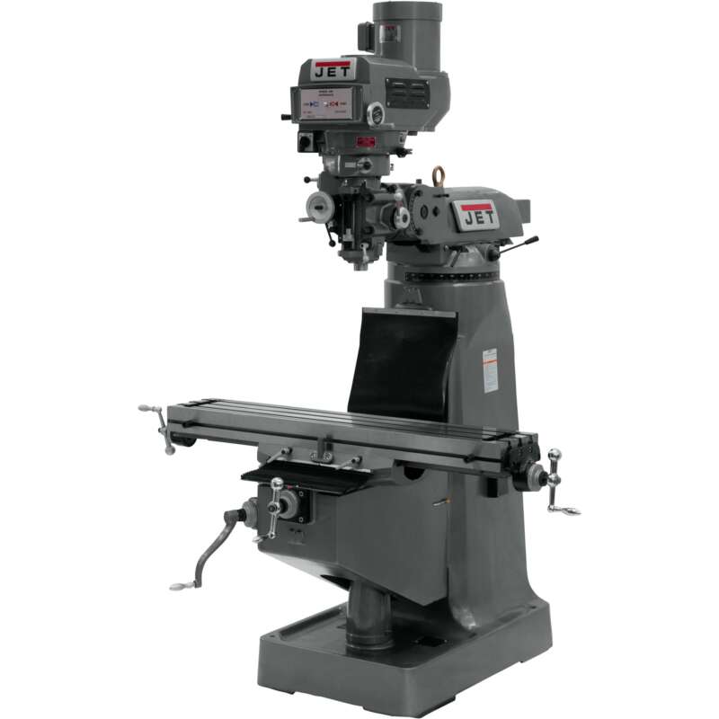 JET Variable Speed Turret Milling Machine 9in x 49in 230 460 Volt 3 Phase1