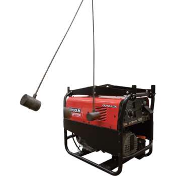 Lincoln Electric Outback 185 Arc Welder Generator with 360CC Kohler Gas Engine 50 185 Amp DC Output 5200 Watt AC Power