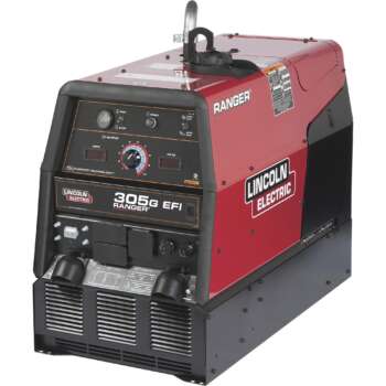 Lincoln Electric Ranger 305 G Multi Process Inverter Welder Generator with 25 HP Kohler Gas Engine EFI Electric Fuel Pump and Electric Start 300 Amp DC Output 9500 Watt AC Power